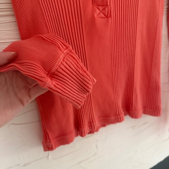 Aerie | Size S | Road Trip Ribbed Henley Long Sleeve - Picture 7 of 10